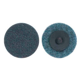 66261009189 NORTON: 2" MEDIUM ROLOC DISC (BLUE - VERY FINE)*, 320 GRIT, ALUMINUM OXIDE
