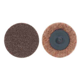 66261009194 NORTON: 3" MEDIUM ROLOC DISC (BROWN - COARSE)*, 80 GRIT, ALUMINUM OXIDE