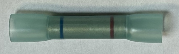 HD40316 16-14 TO 22-18 STEP DOWN BUTT CONNECTOR H/S BLUE