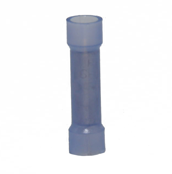 HD50171 16-14 NYLON INSULATED BUTT CONNECTOR, FLARED, BLUE