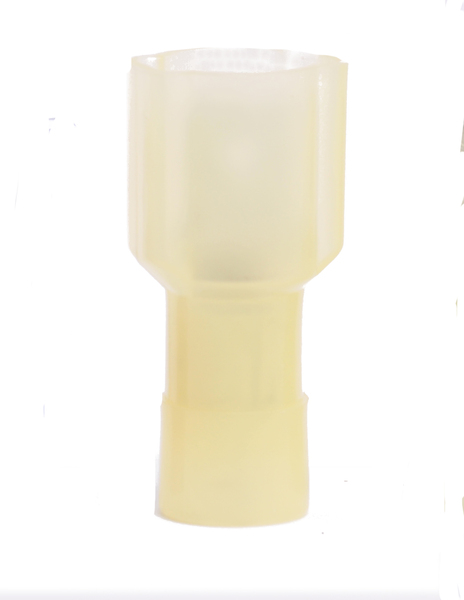 HD50212 12-10 MALE FULLY INSULATED QUICK CONNECT IN NYLON (YELLOW)