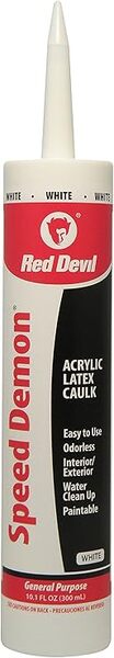 RD0736 RED DEVIL 10.1 OZ SPEED DEMON CAULK WHITE 0736