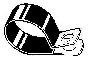 S9029 1 1/2 INSULATED CABLE CLAMP