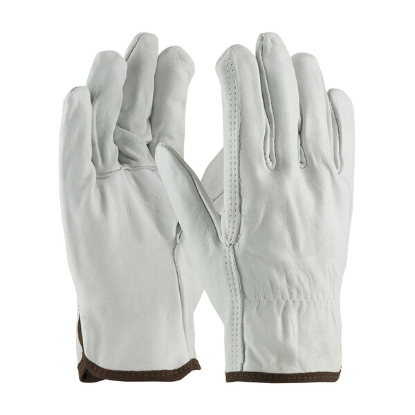 68-101/L TOP GRAIN COWHIDE DRIVERS GLOVE, SUPERIOR QUALITY GRADE - LARGE