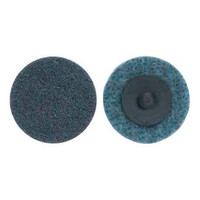 NORTON: 2" MEDIUM ROLOC DISC (BLUE - VERY FINE)*, 320 GRIT, ALUMINUM OXIDE