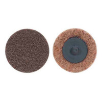 NORTON: 2" MEDIUM ROLOC DISC (BROWN - COARSE)*, 80 GRIT