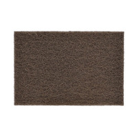 NORTON: 6 X 9 HEAVY DUTY HAND PADS (BROWN - MEDIUM)*, 100/150 GRIT, ALUMINUM OXIDE