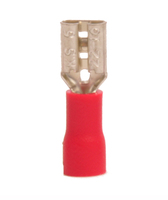 22-18 .187 FEMALE TAB VINYL (RED)