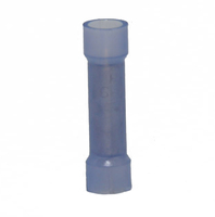 16-14 NYLON INSULATED BUTT CONNECTOR, FLARED, BLUE