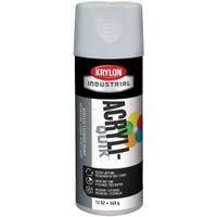 KRYLON ACRYLI-QUIK ACRYLIC LACQUER SPRAY PAINT, 12 OZ, WHITE, FLAT